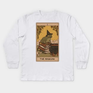 The Magician - Frogs Tarot Kids Long Sleeve T-Shirt